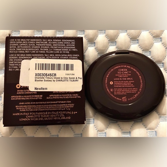 Charlotte Tilbury Cheek To Chic Blusher-Love Is The Drug. Pink, Rosy, Tint, Deep - Picture 5 of 9